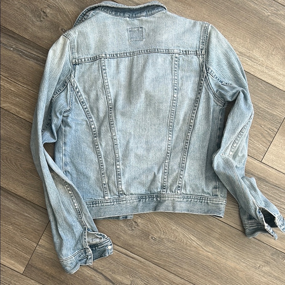 Distressed Denim Jacket - Picture 3 of 4